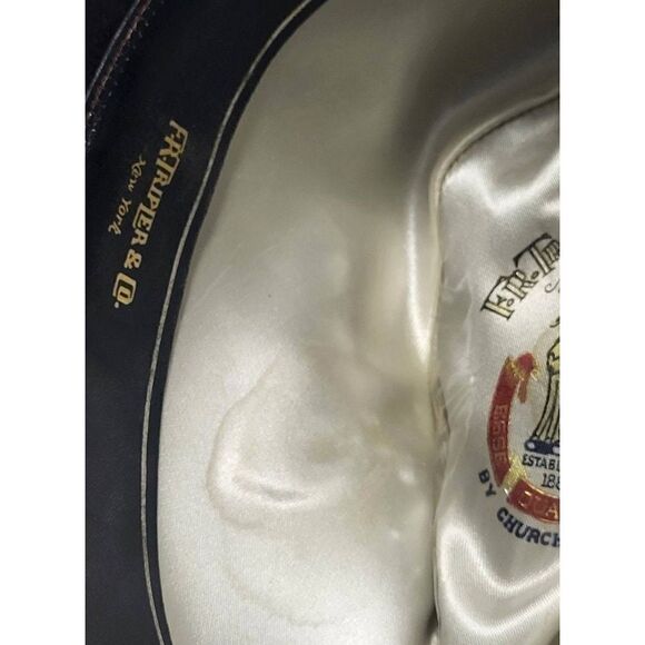 VINTAGE F.R. Tripler New York Chase Hat Felt Medium Fedora - Picture 10 of 11